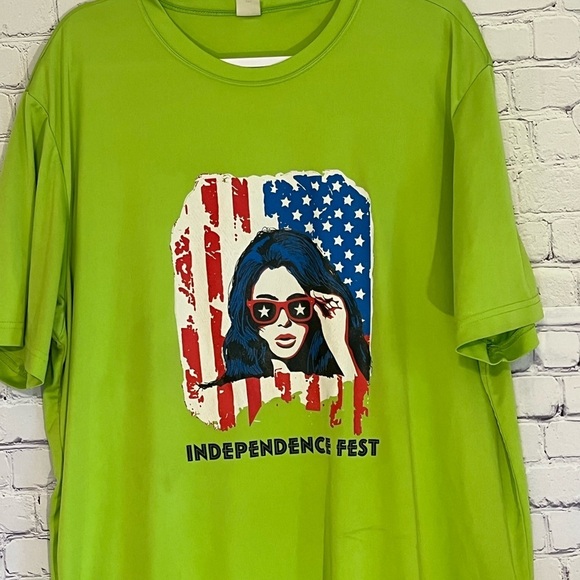 Sport Tek patriotic t-shirt quick dry unisex - Picture 2 of 10